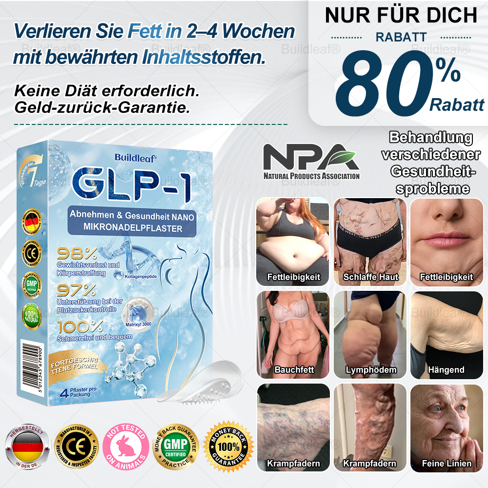 Buildleaf® – Nur noch 10 Packungen verfügbar! Sichere dir jetzt exklusiv 30 % Rabatt! Bringe deinen Körper in nur 1 bis 3 Wochen wieder zum Strahlen und halte ihn jung. ❗ Verpasse diese Chance nicht – dieses Angebot kommt erst nächstes Jahr wieder.